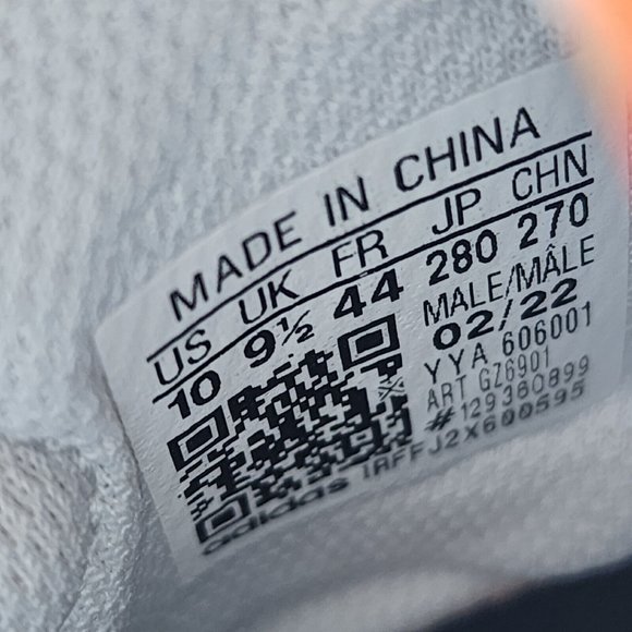 Adidas Freak 22 Mens 10 White Red Big Mood DSG SM Emojis Logo Spell Out - Picture 8 of 8